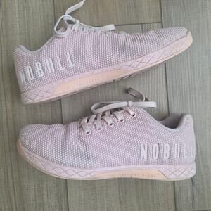 Nobull Outwork Superfabric Trainer Workout Shoes Light Pink Women Size 8